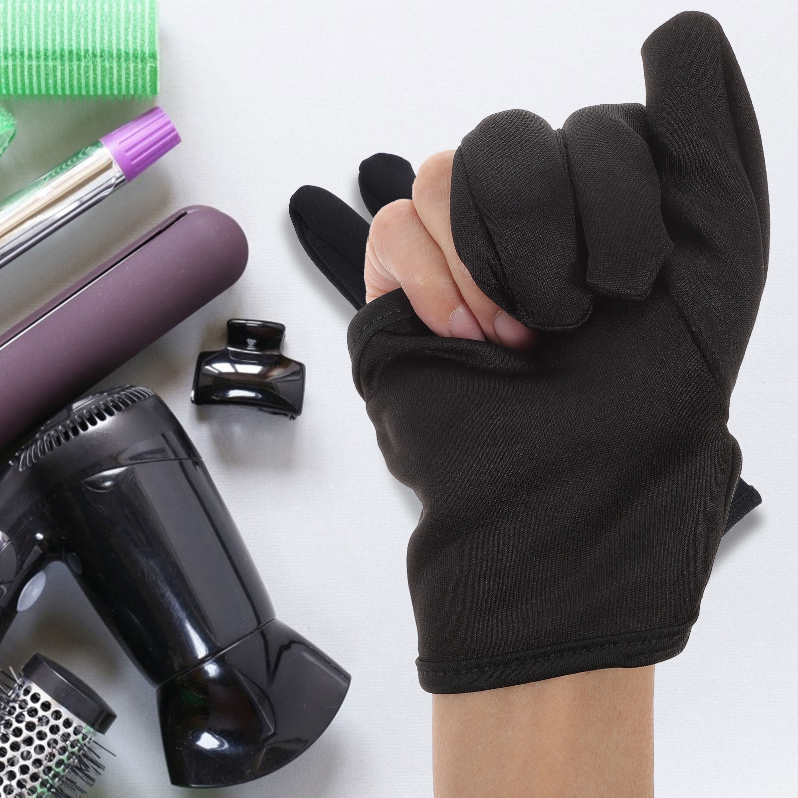 Heat Resistant Glove - Gant de coiffure à 3 doigts