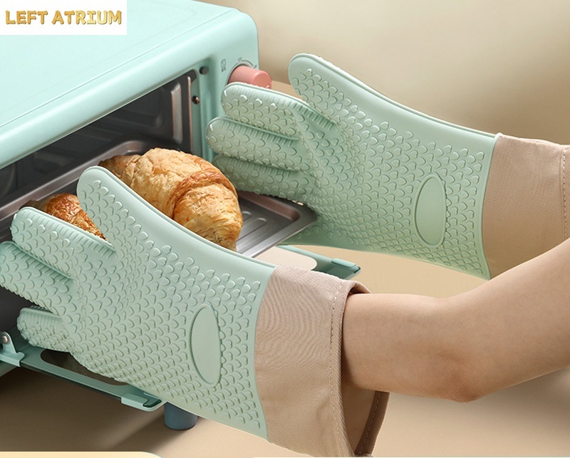 Oven Mitt Silicone - Gants de cuisine antidérapants en silicone