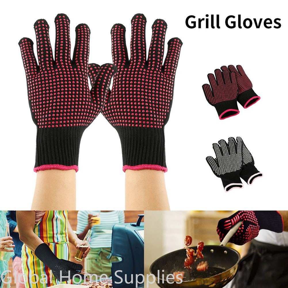 Gants Anti-brûlure pour Barbec - Oven Mitt Silicone avis et prix