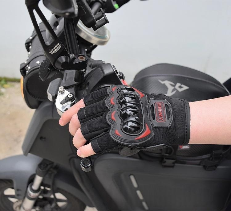 Gants d'été pour moto, demi-do - Motorcycle Glove Knuckle avis et prix