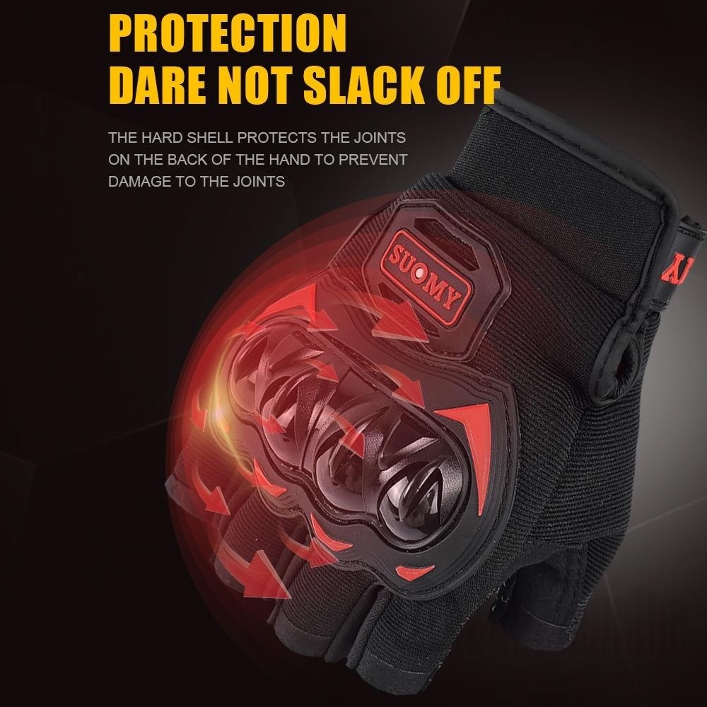 Gants d'été pour moto, demi-do - Motorcycle Glove Knuckle avis et prix